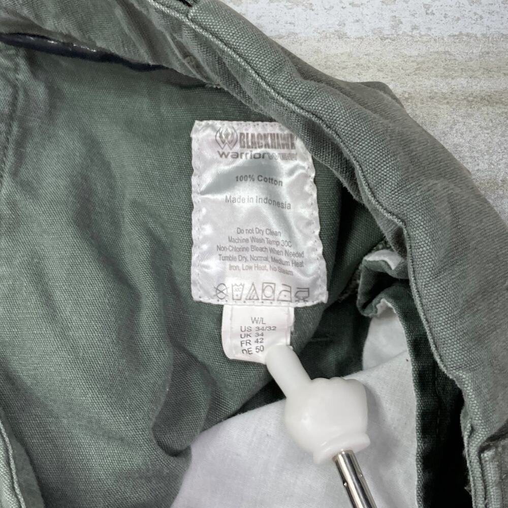 Vintage 90s Blackhawk Tactical Pants 34x30 Baggy Wide Green Double Knees Cargos - Picture 5 of 5